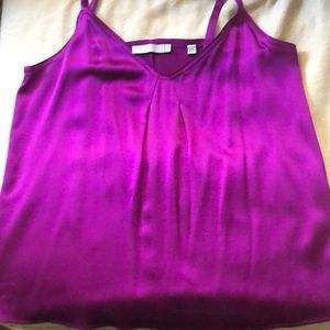 Like-new Vince S 100% silk magenta Cami